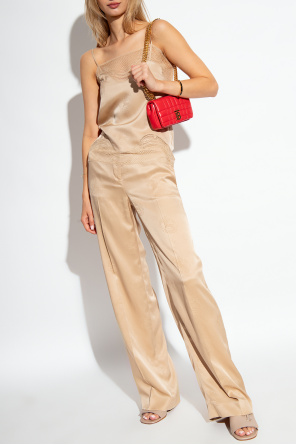 ‘jane’ pleat-front trousers od Burberry
